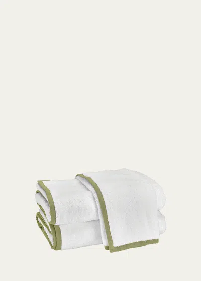Matouk Enzo Washcloth In Grass