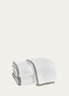 Matouk Enzo Washcloth In Grey