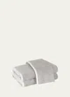 Matouk Enzo Cotton Washcloth In Pearl/white