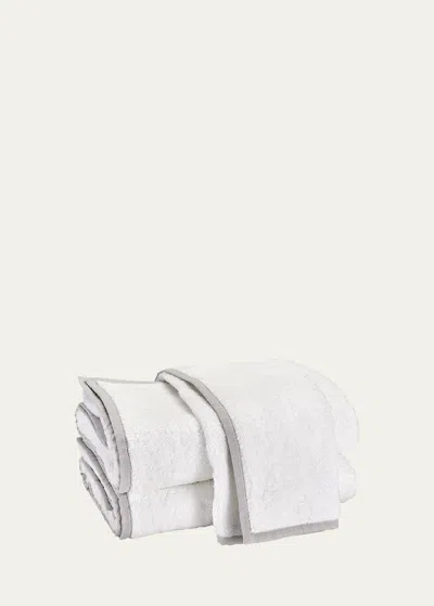 Matouk Enzo Washcloth In Quartz