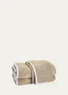 Matouk Enzo Washcloth In Sand/white