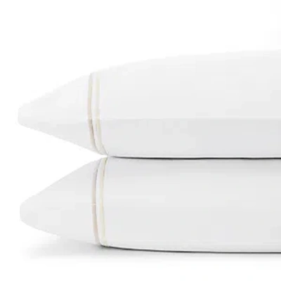 Matouk Essex 350 Thread Count Set Of 2 Pillowcases In Pool