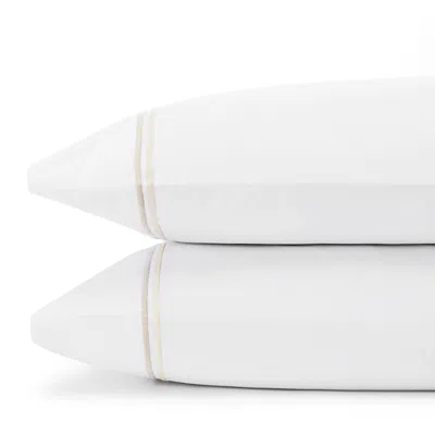 Matouk Essex Standard Pillowcase, Pair In Lagoon
