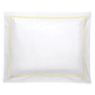 Matouk Essex Standard Sham In Lemon