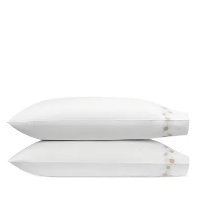 Matouk Feather Cotton Standard Pillowcase, Pair In White