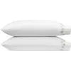Matouk Feather Cotton King Pillowcase, Pair In Champagne