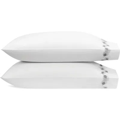 Matouk Feather Set Of 2 Embroidered 1,000 Thread Count Pillowcases