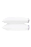 Matouk Felix Set Of 2 600 Thread Count Cotton Percale Pillowcases