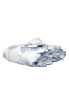 Matouk Floral Cotton Percale Quilt In Azure