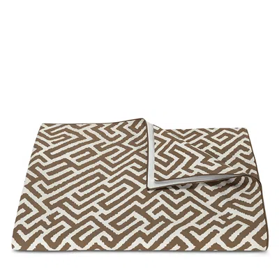 Matouk Gabriel Duvet Cover, Twin In Brown