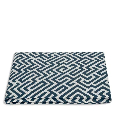 Matouk Gabriel Fitted Sheet, Twin In Green