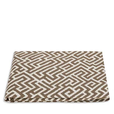 Matouk Gabriel Fitted Sheet, Twin In Brown