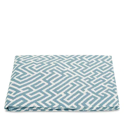 Matouk Gabriel Fitted Sheet, Twin In Blue