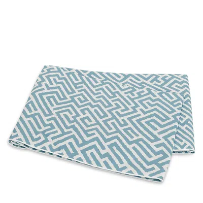Matouk Gabriel Flat Sheet, King In Blue
