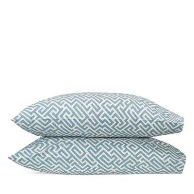Matouk Gabriel King Pillowcases, King In Blue
