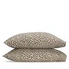 Matouk Gabriel Pillowcases, Standard In Brown