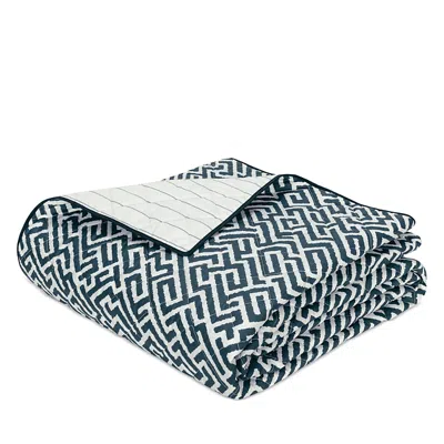Matouk Gabriel Quilt, Twin In Blue