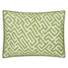 Matouk Gabriel Quilted Boudoir Sham In Green