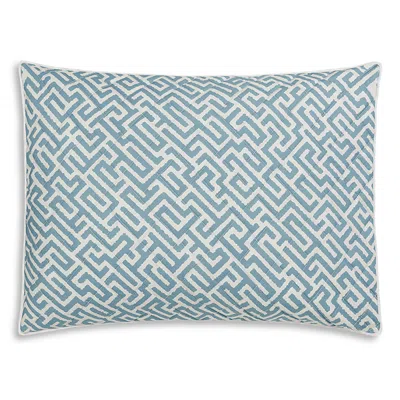 Matouk Gabriel Quilted King Sham In Blue