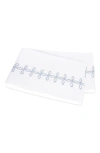 Matouk Gordian Knot 500 Thread Count Cotton Percale Flat Sheet In White