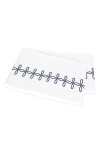 Matouk Gordian Knot 500 Thread Count Cotton Percale Flat Sheet In White