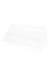 Matouk Gordian Knot 500 Thread Count Cotton Percale Flat Sheet In White