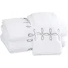 Matouk Gordian Knot Bath Sheet In Silver