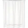 Matouk Gordian Knot Cotton Shower Curtain In Blush
