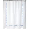 Matouk Gordian Knot Cotton Shower Curtain In Ocean