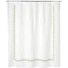 Matouk Gordian Knot Cotton Shower Curtain In Spring Green