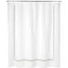 Matouk Gordian Knot Cotton Shower Curtain In Truffle