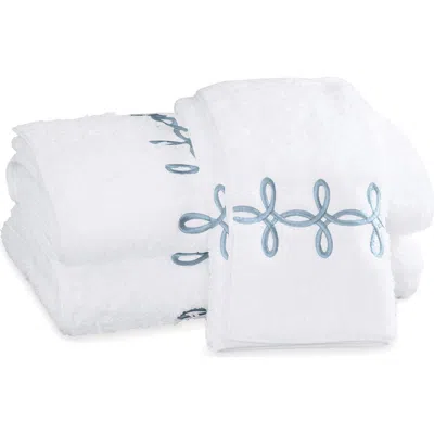 Matouk Gordian Knot Egyptian Cotton Bath Towel In Blue