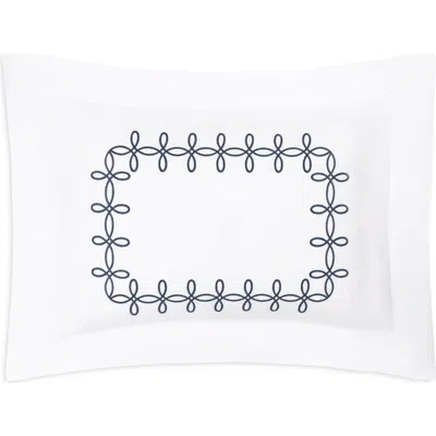 Matouk Gordian Knot Egyptian Cotton Percale Pillow Sham In White