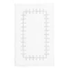 Matouk Gordian Knot Milagro Bath Rug - Exclusive In White/pearl Gray