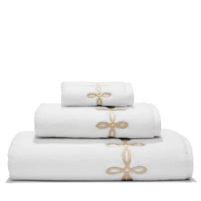 Matouk Gordian Knot Milagro Washcloth - Exclusive In White