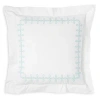 Matouk Gordian Knot Percale Euro Sham In Blue