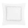 Matouk Gordian Knot Percale Euro Sham In Silver