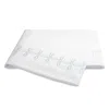 Matouk Gordian Knot Percale Flat Sheet, Full/queen In Blue
