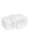 Matouk Gordian Knot Wash Cloth In Blue