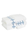 Matouk Gordian Knot Wash Cloth In Ocean