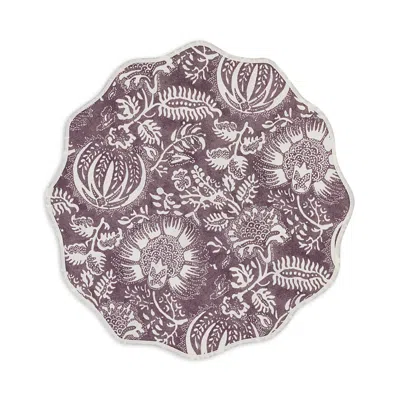 Matouk Granada Circle Placemat, Set Of 4 In Thistle