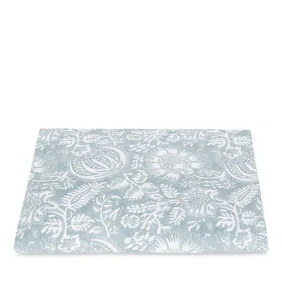 Matouk Granada 500 Thread Count Fitted Sheet In Hazy Blue