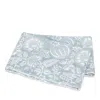 Matouk Granada 500 Thread Count Cotton Percale Flat Sheet In Hazy Blue