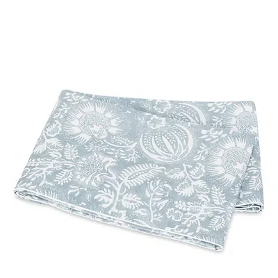 Matouk Granada Flat Sheet, Full/queen In Blue