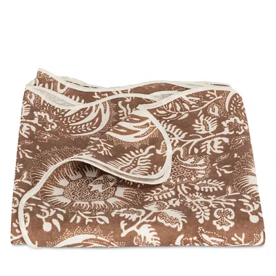Matouk Granada Runner Tablecloth, 16 X 108 In Chestnut