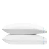 Matouk Hatch Cotton King Pillowcase, Pair In Sky Blue