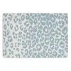 Matouk Iconic Leopard Placemats, Set Of 4 In Blue