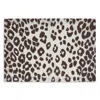 Matouk Iconic Leopard Placemats, Set Of 4 In Cinder