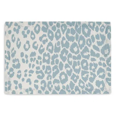 Matouk Iconic Leopard Placemats, Set Of 4 In Sky