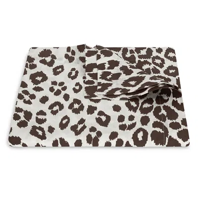 Matouk Iconic Leopard Tablecloth, 108 X 70 In Cinder